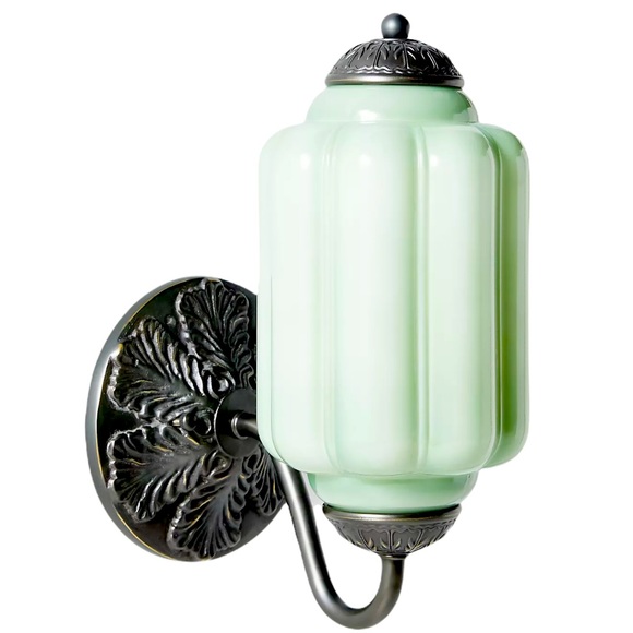 Anthropologie Other - New Anthropologie Eloise Wall Sconce Glass Retro Vintage Inspired Brass Light